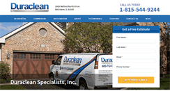 Desktop Screenshot of duraclean.us