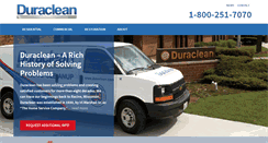 Desktop Screenshot of duraclean.com